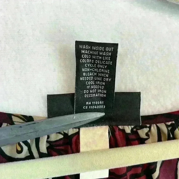 Lane Bryant Long Blouse Top Beaded Embellishment Colorful Women Plus Size 26-28 - Picture 6 of 8